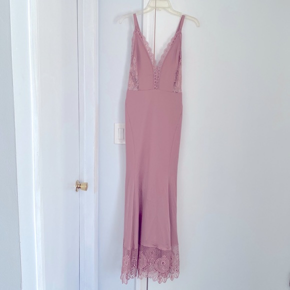 Free People Flutter Maxi Dress/Pink Gown - Picture 2 of 6